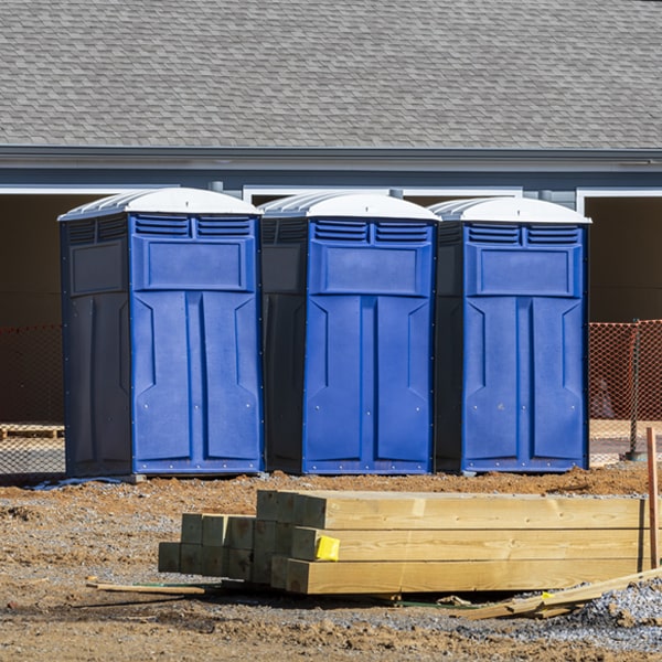 how do you ensure the portable restrooms are secure and safe from vandalism during an event in Nettle Lake Ohio